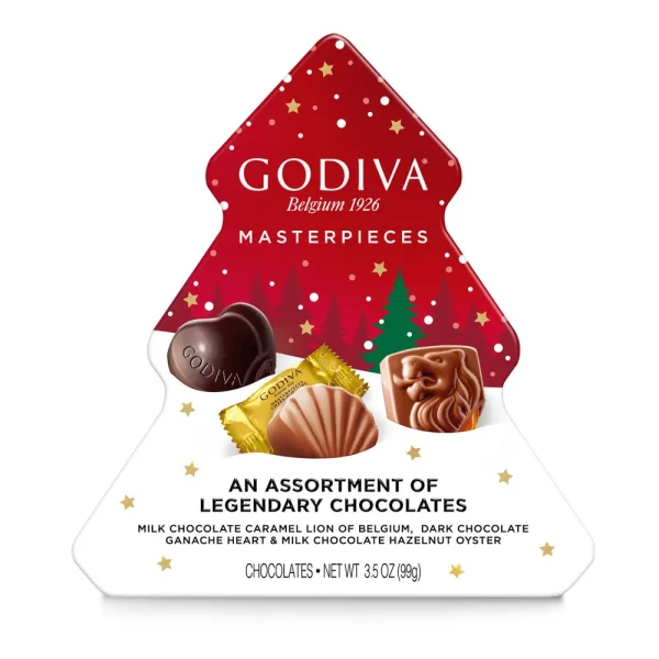 Masterpieces Holiday Tree Tin, 12pc.
