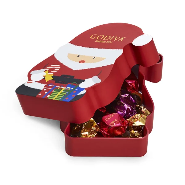 Santa Box With Chocolate Truffles, 8 pc.