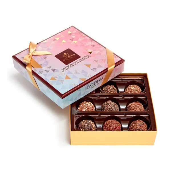 Chocolate Truffle Delight Gift Box, 9 pc