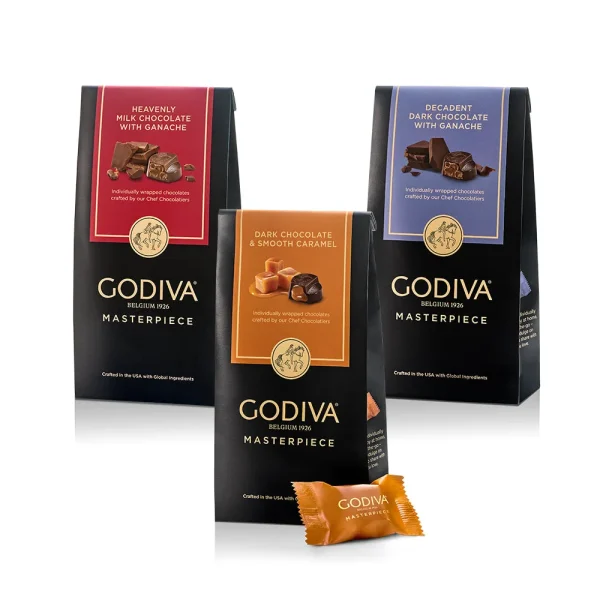 Dark and Milk Chocolate Masterpiece Gift Set, 3 Bags