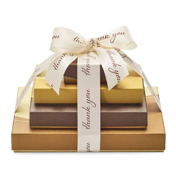 Sweet Surprise Gift Tower, Thank You Ribbon